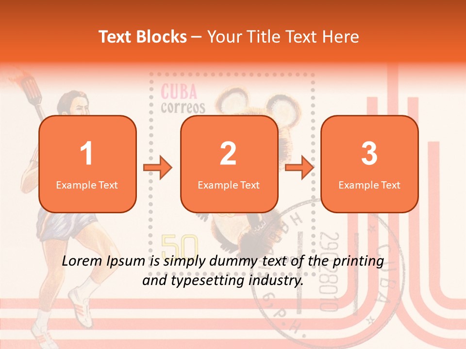Moscow Mail Russia PowerPoint Template