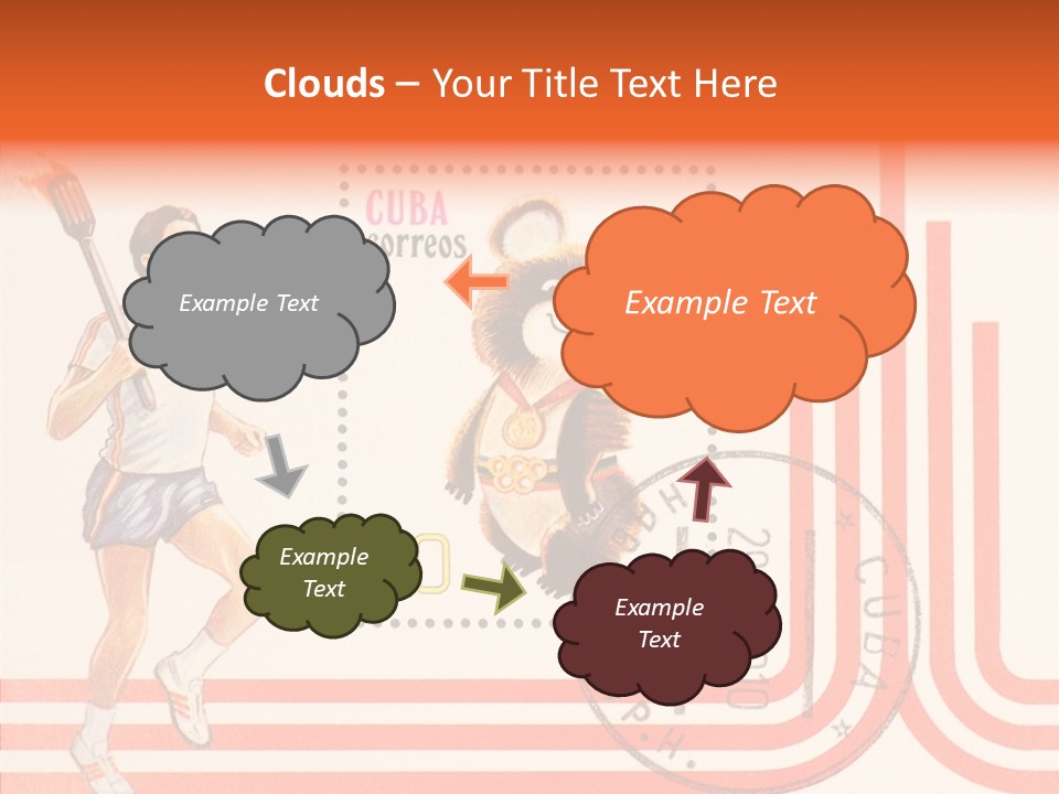 Moscow Mail Russia PowerPoint Template