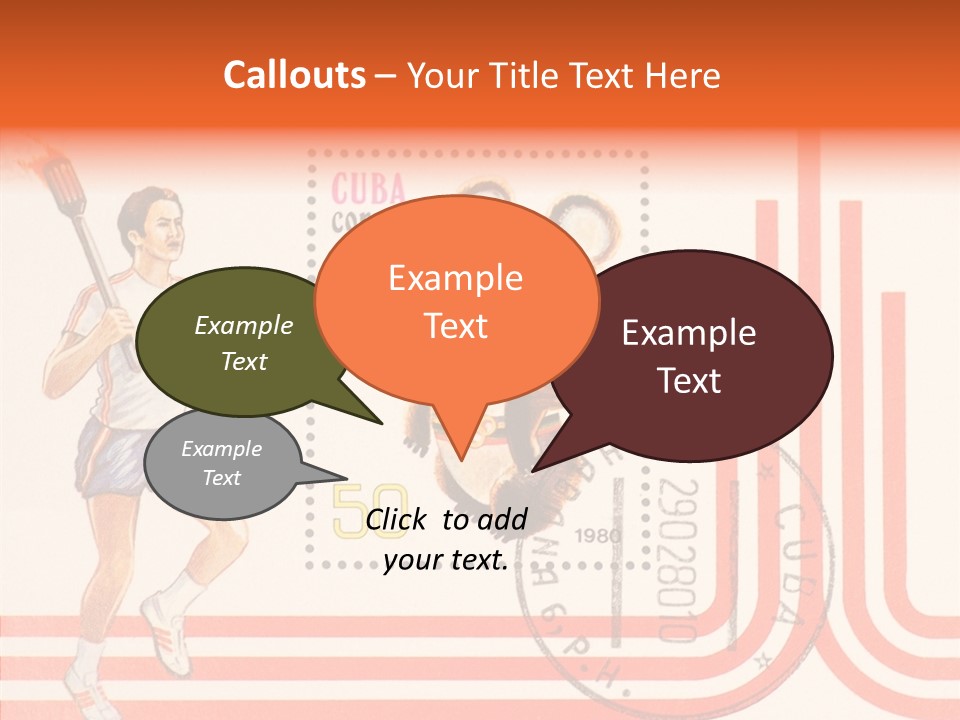 Moscow Mail Russia PowerPoint Template