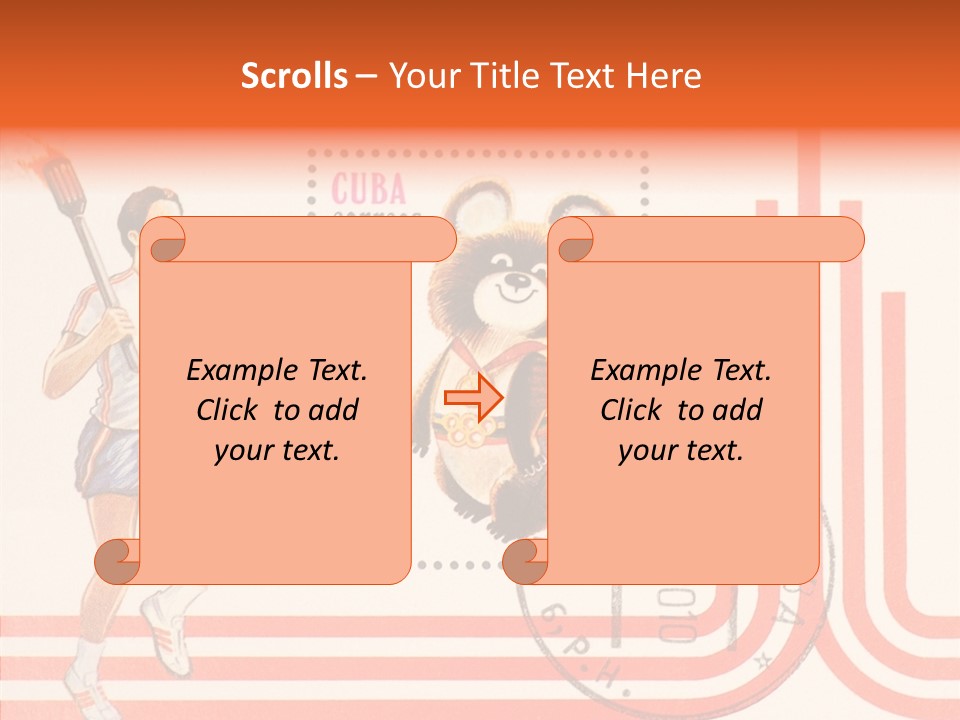 Moscow Mail Russia PowerPoint Template