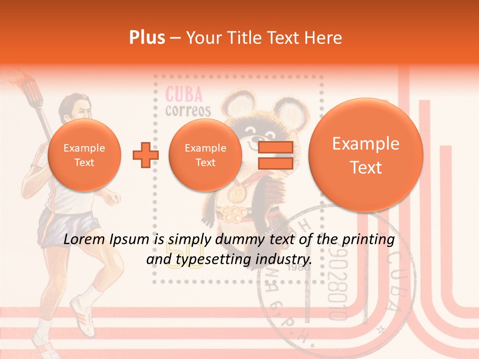 Moscow Mail Russia PowerPoint Template