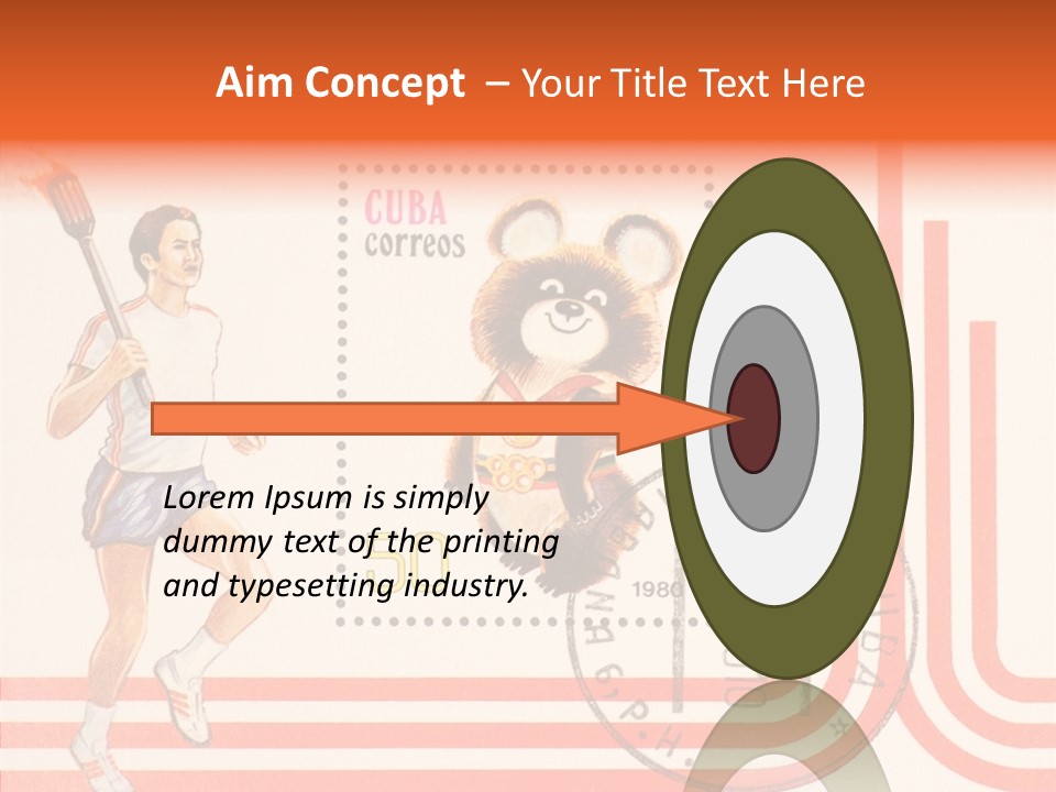 Moscow Mail Russia PowerPoint Template