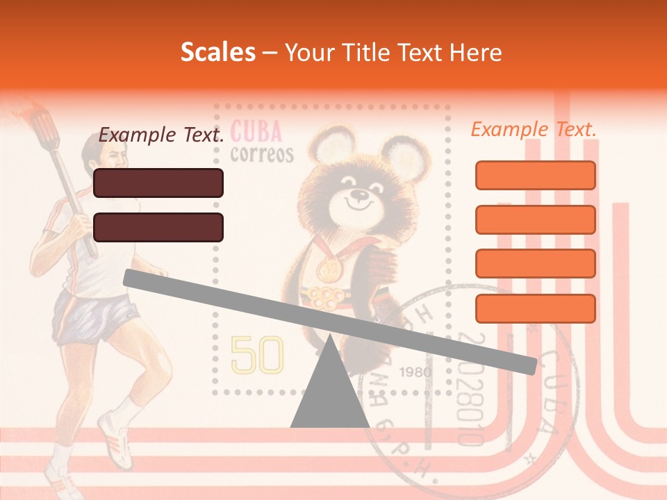 Moscow Mail Russia PowerPoint Template