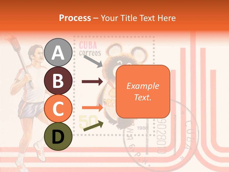 Moscow Mail Russia PowerPoint Template