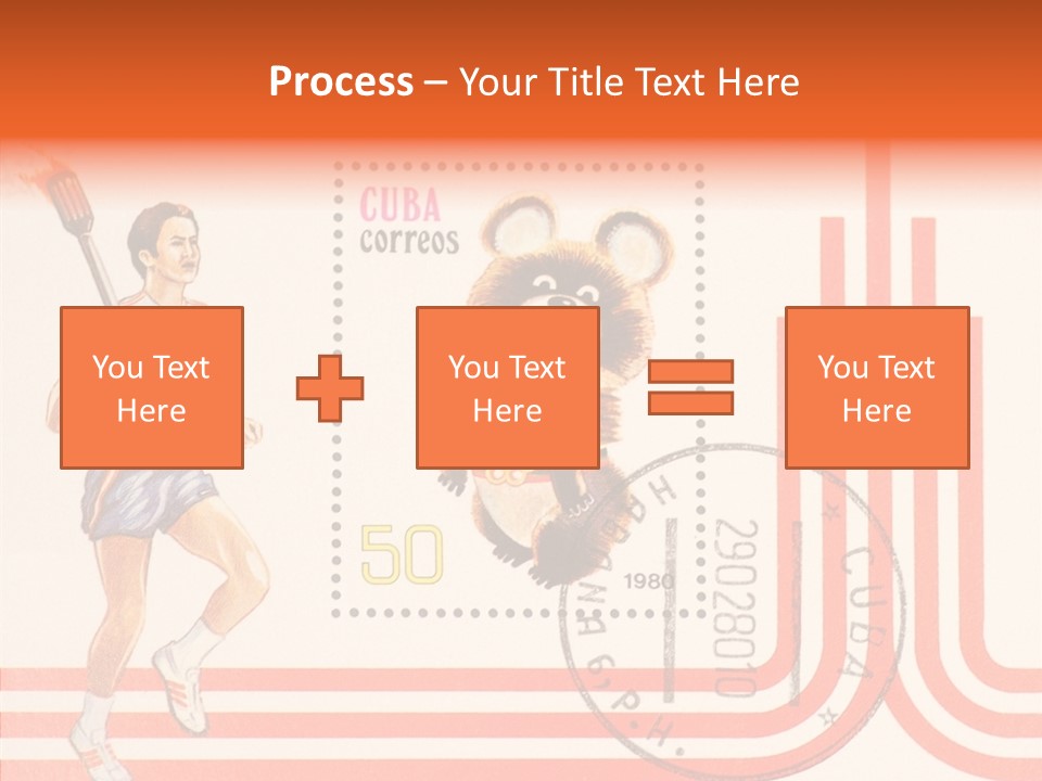 Moscow Mail Russia PowerPoint Template