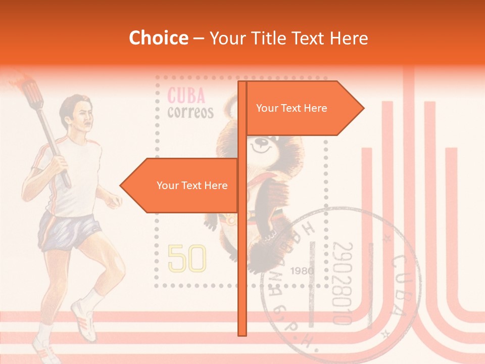 Moscow Mail Russia PowerPoint Template