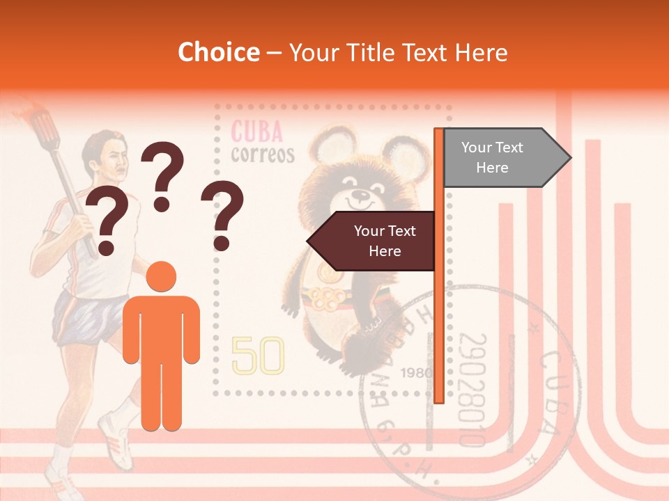 Moscow Mail Russia PowerPoint Template