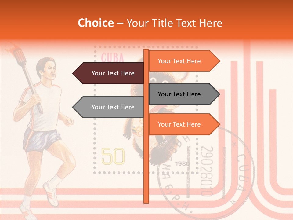Moscow Mail Russia PowerPoint Template