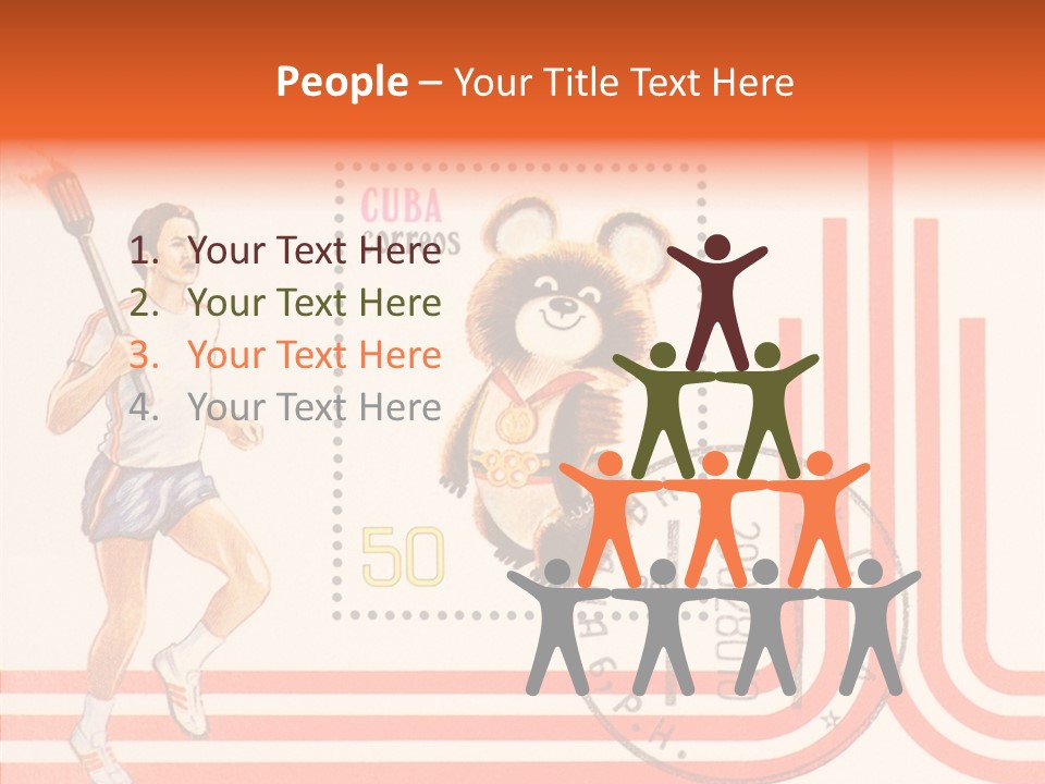 Moscow Mail Russia PowerPoint Template