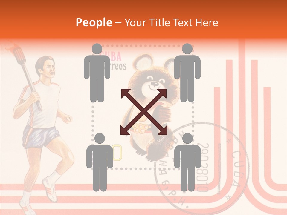 Moscow Mail Russia PowerPoint Template