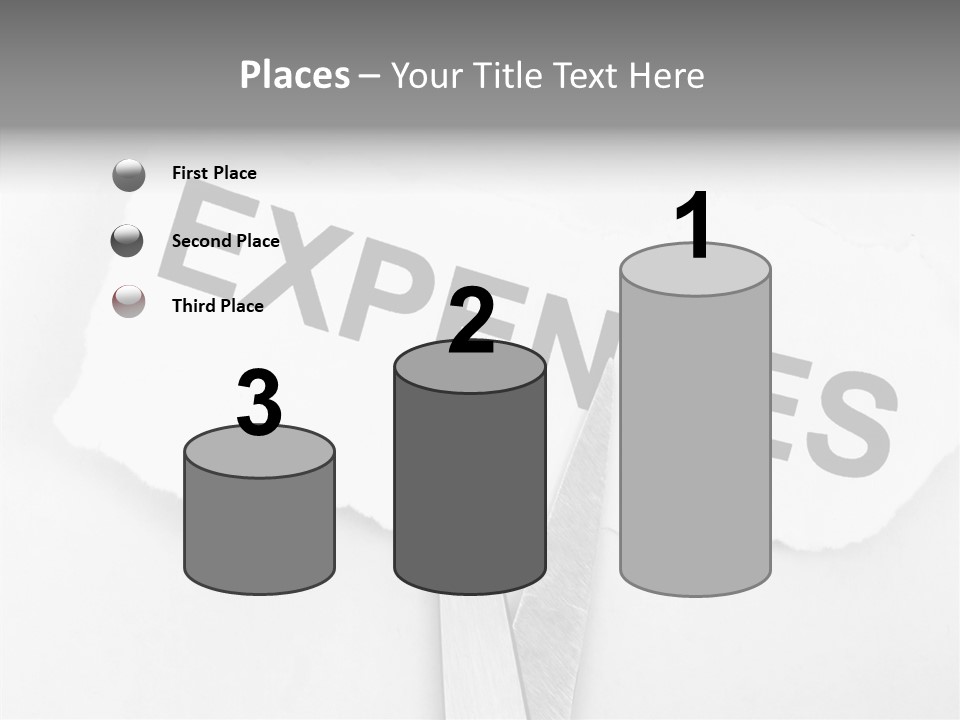 Metal Paper Finance PowerPoint Template
