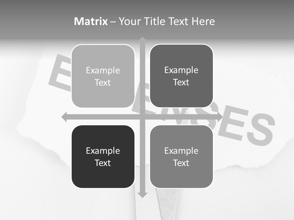 Metal Paper Finance PowerPoint Template
