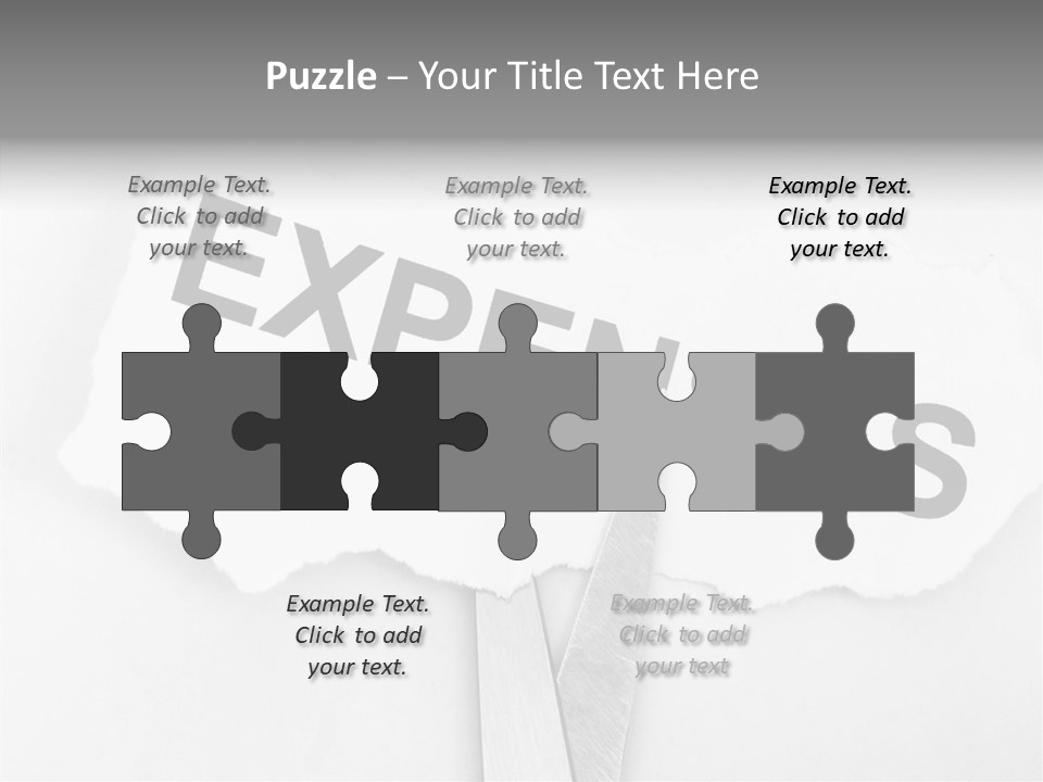 Metal Paper Finance PowerPoint Template