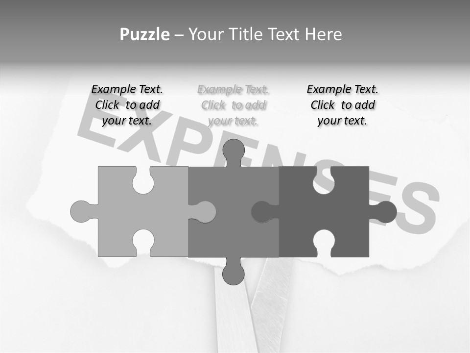 Metal Paper Finance PowerPoint Template