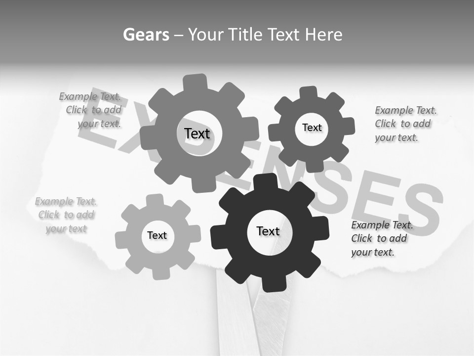 Metal Paper Finance PowerPoint Template