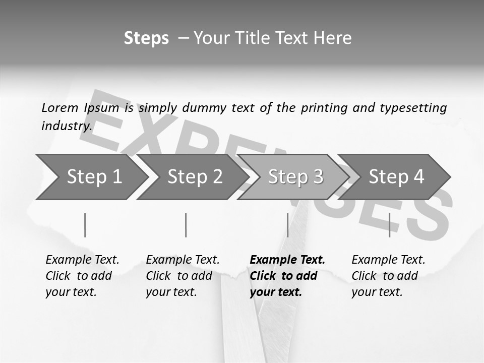 Metal Paper Finance PowerPoint Template