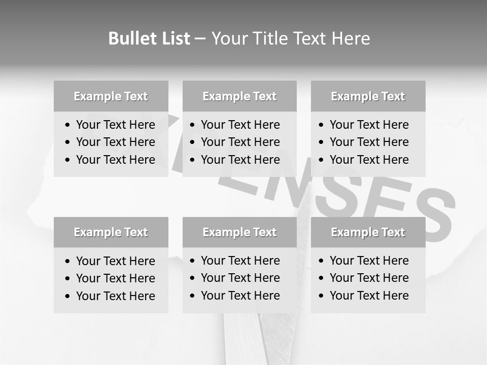 Metal Paper Finance PowerPoint Template