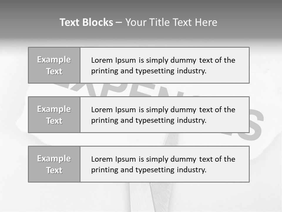 Metal Paper Finance PowerPoint Template