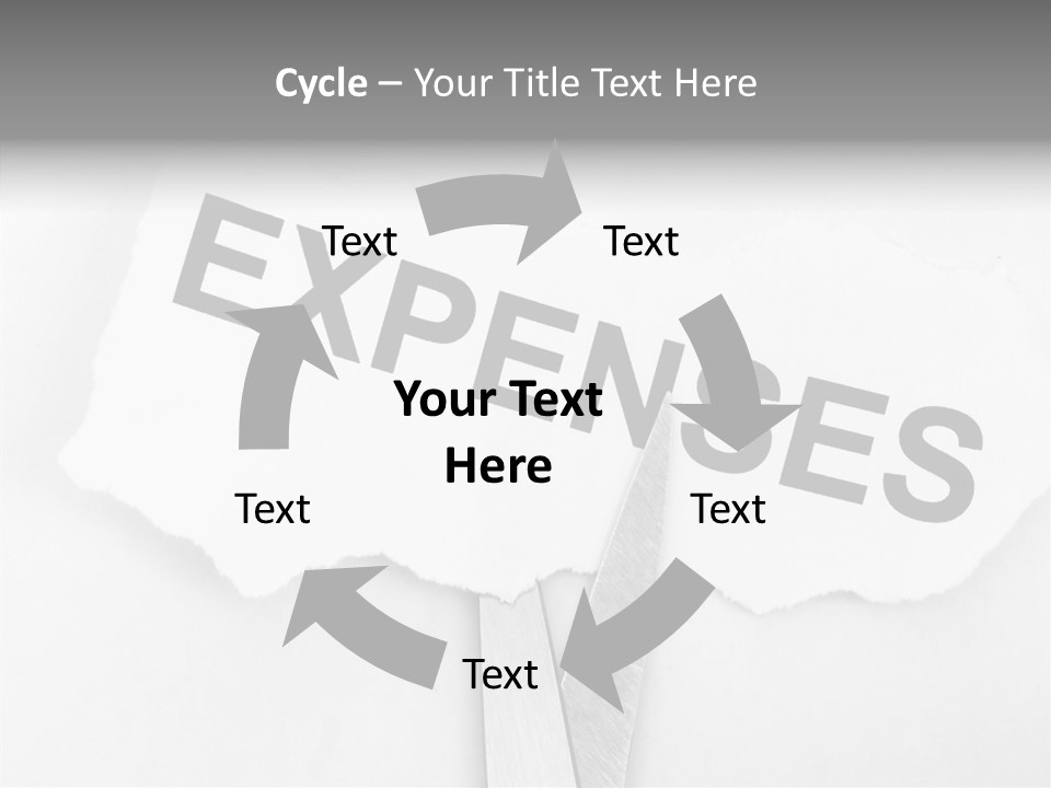 Metal Paper Finance PowerPoint Template