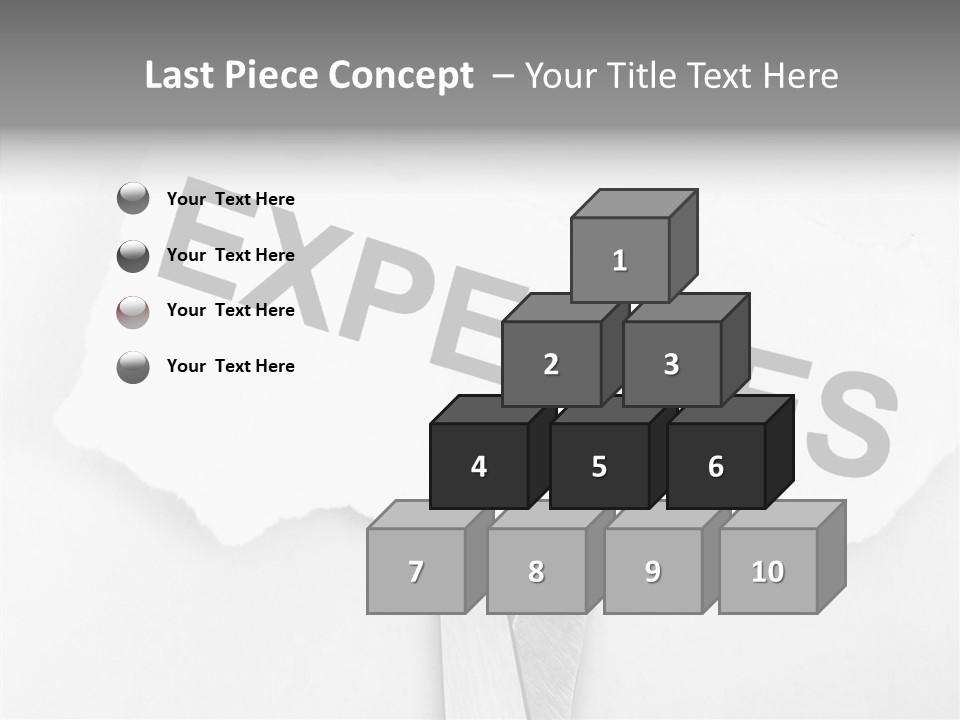 Metal Paper Finance PowerPoint Template