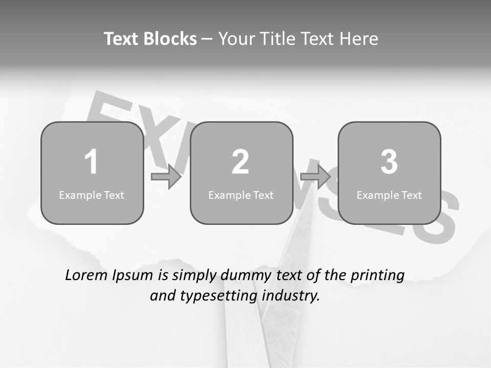 Metal Paper Finance PowerPoint Template
