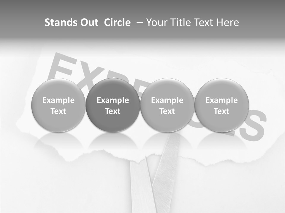 Metal Paper Finance PowerPoint Template