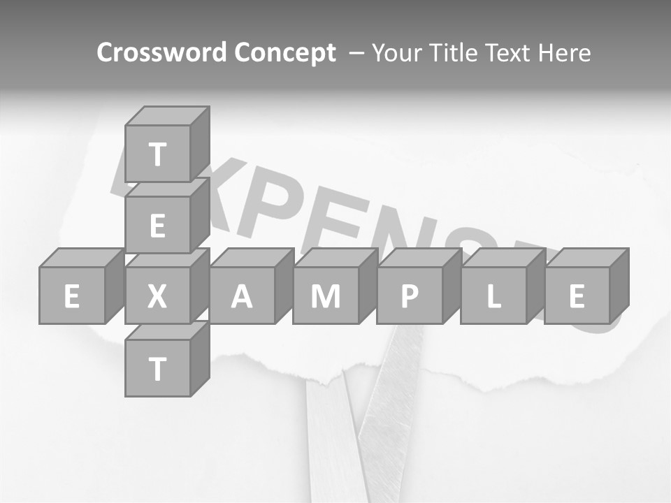 Metal Paper Finance PowerPoint Template