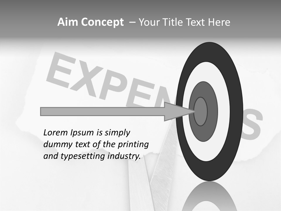 Metal Paper Finance PowerPoint Template