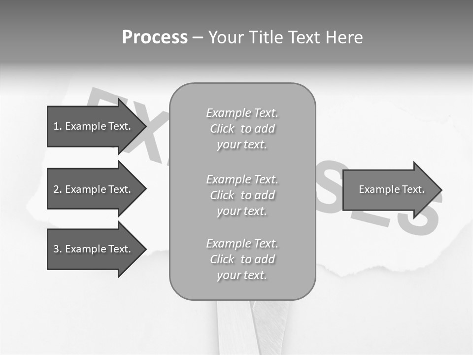 Metal Paper Finance PowerPoint Template