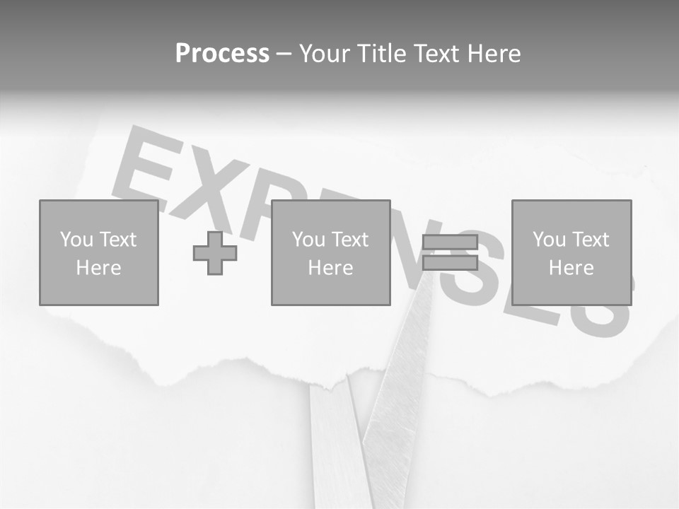 Metal Paper Finance PowerPoint Template