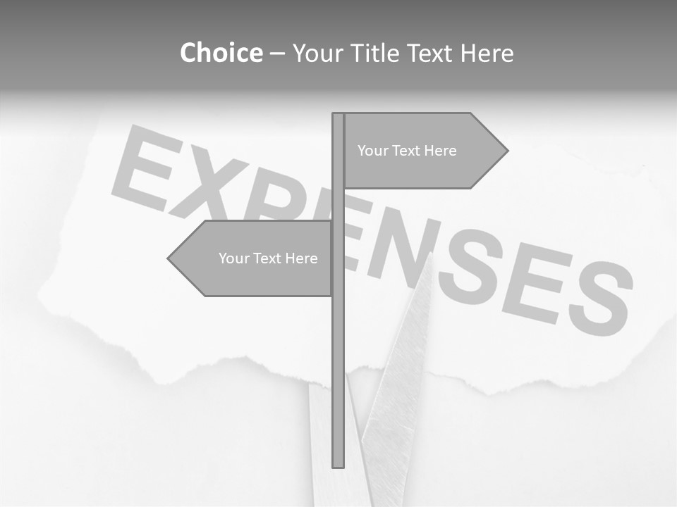 Metal Paper Finance PowerPoint Template