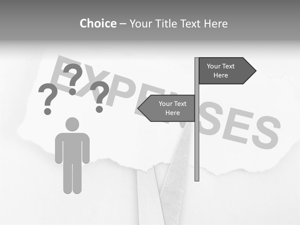 Metal Paper Finance PowerPoint Template