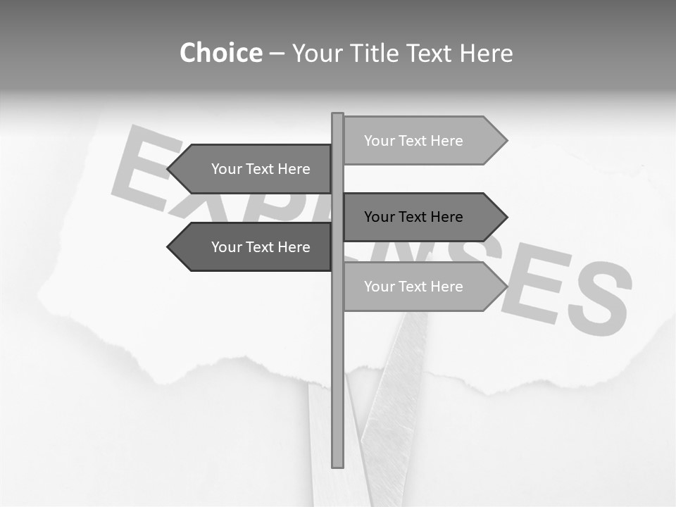 Metal Paper Finance PowerPoint Template
