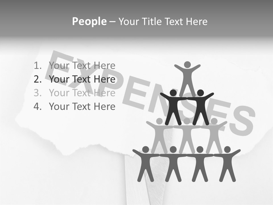 Metal Paper Finance PowerPoint Template