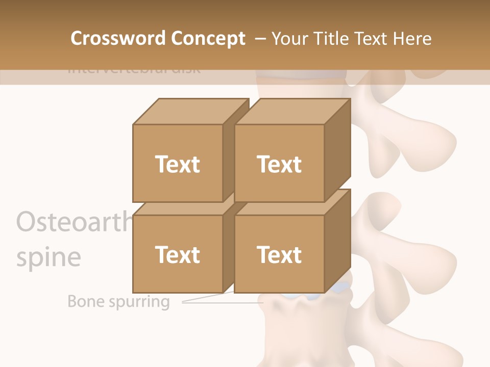Medicine Posture Disk PowerPoint Template