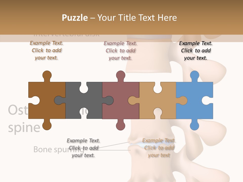 Medicine Posture Disk PowerPoint Template