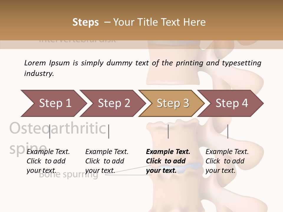 Medicine Posture Disk PowerPoint Template
