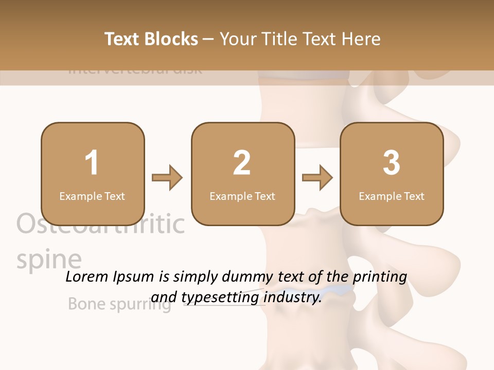 Medicine Posture Disk PowerPoint Template