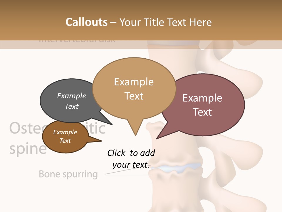 Medicine Posture Disk PowerPoint Template