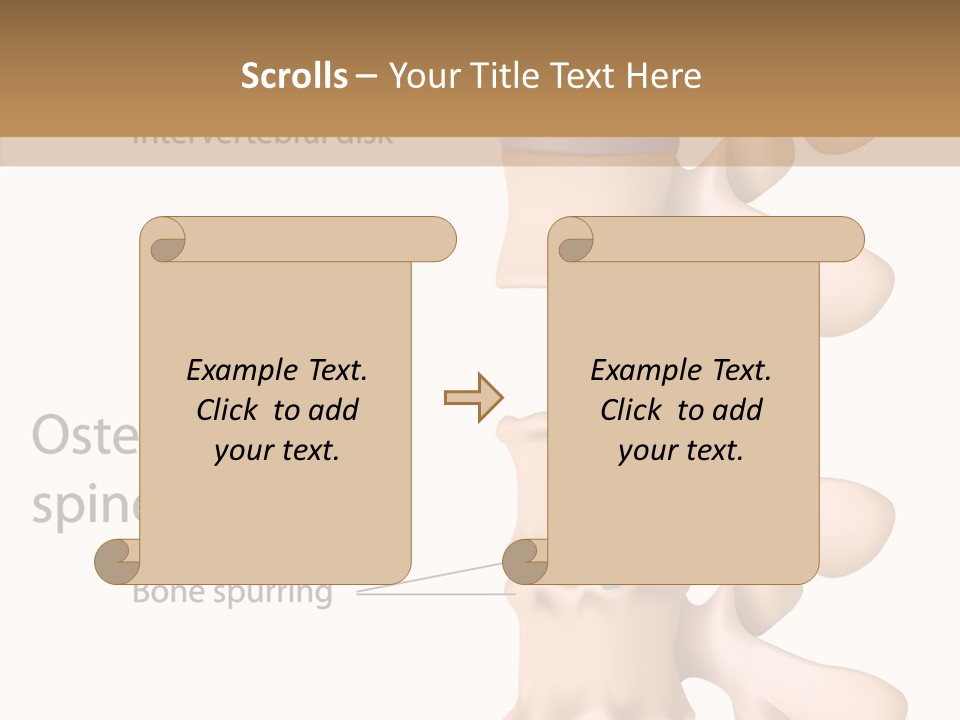 Medicine Posture Disk PowerPoint Template