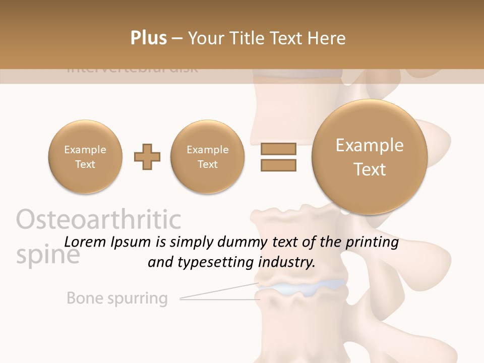 Medicine Posture Disk PowerPoint Template