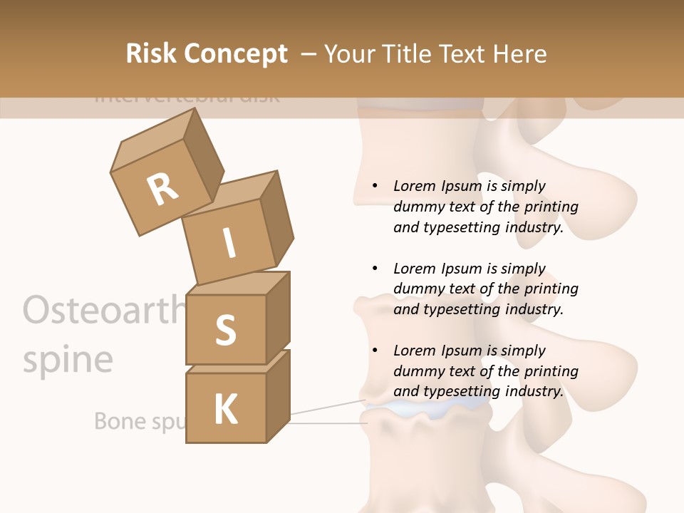 Medicine Posture Disk PowerPoint Template