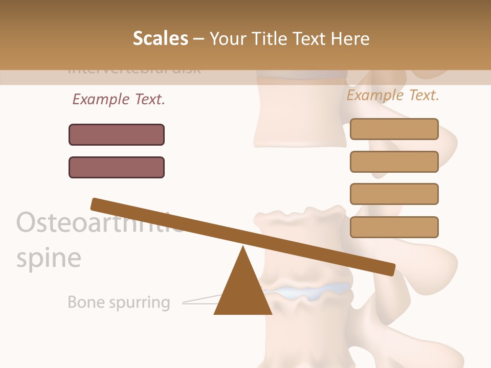Medicine Posture Disk PowerPoint Template