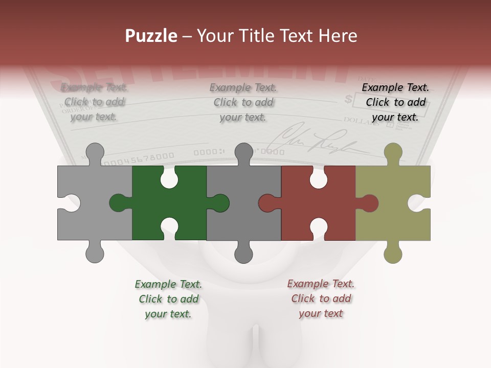 Wealth Authorized Paper PowerPoint Template