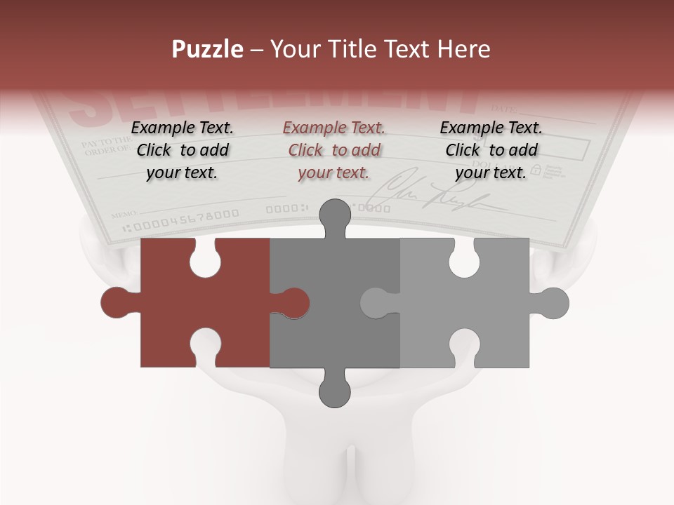 Wealth Authorized Paper PowerPoint Template