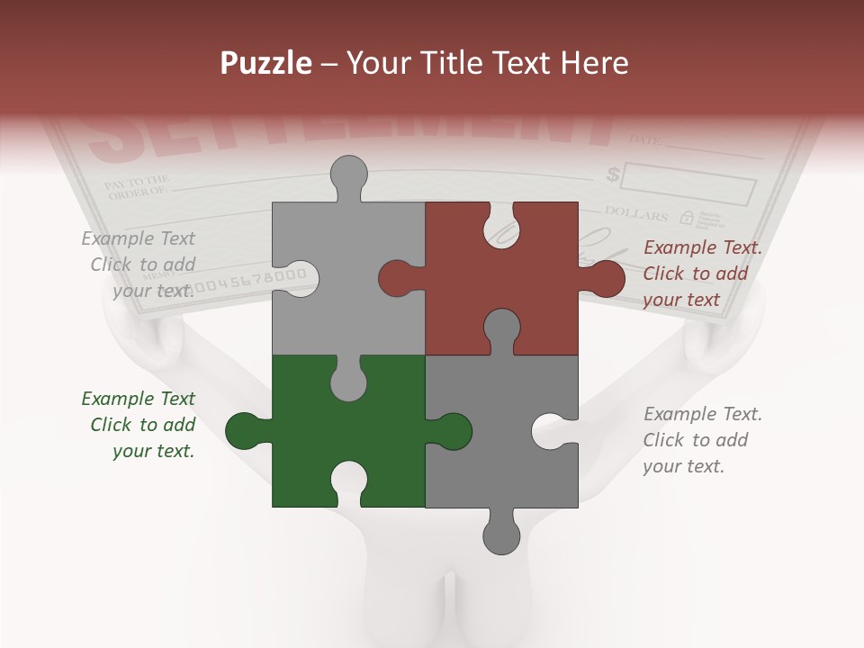 Wealth Authorized Paper PowerPoint Template