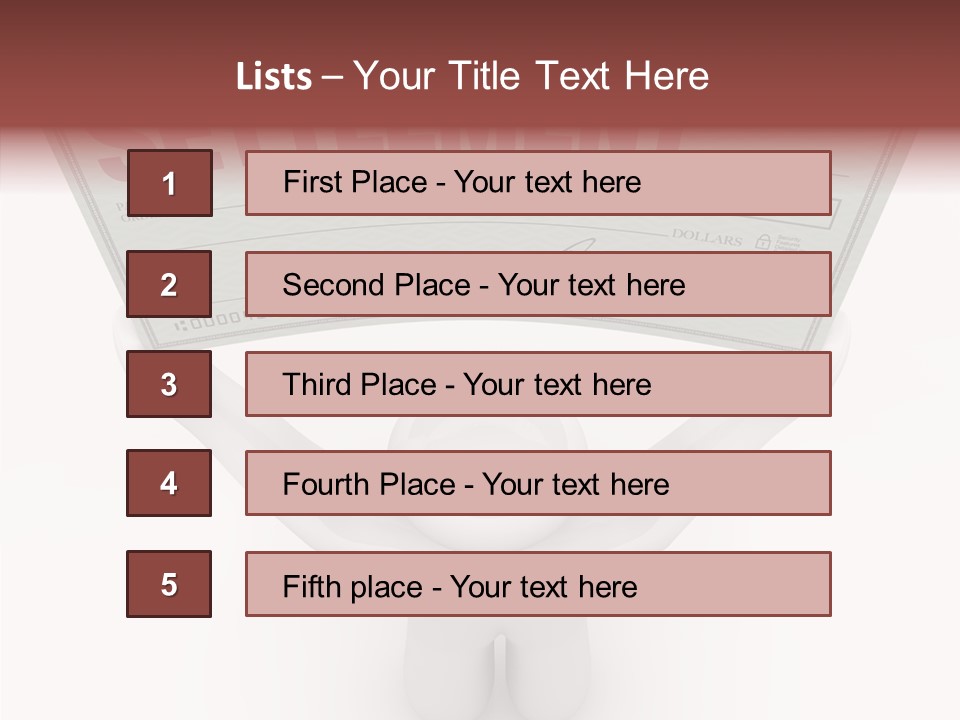 Wealth Authorized Paper PowerPoint Template