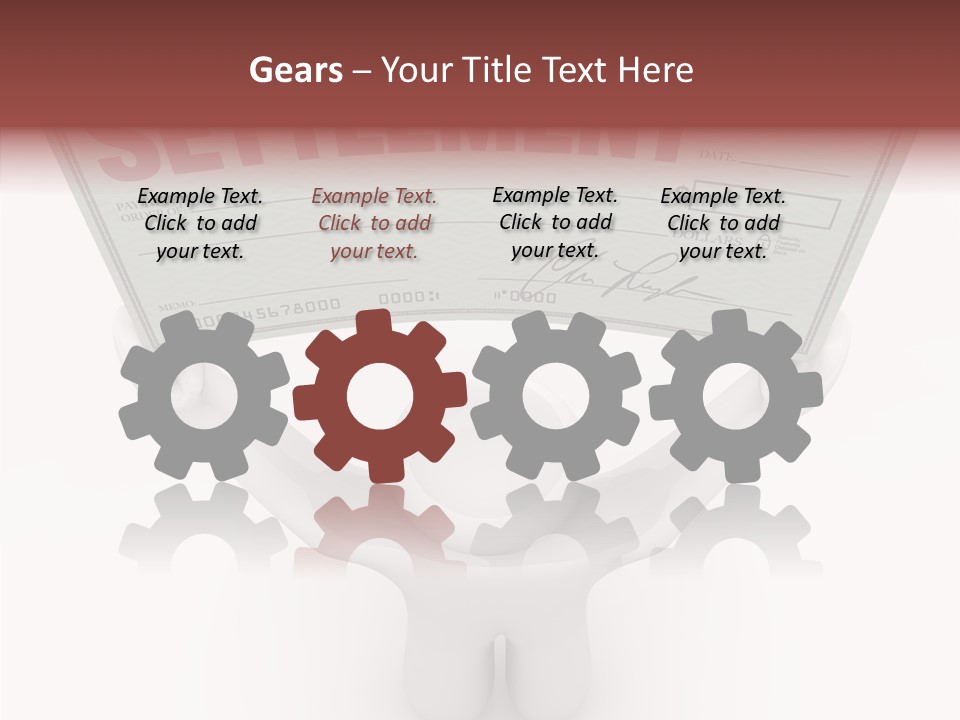 Wealth Authorized Paper PowerPoint Template