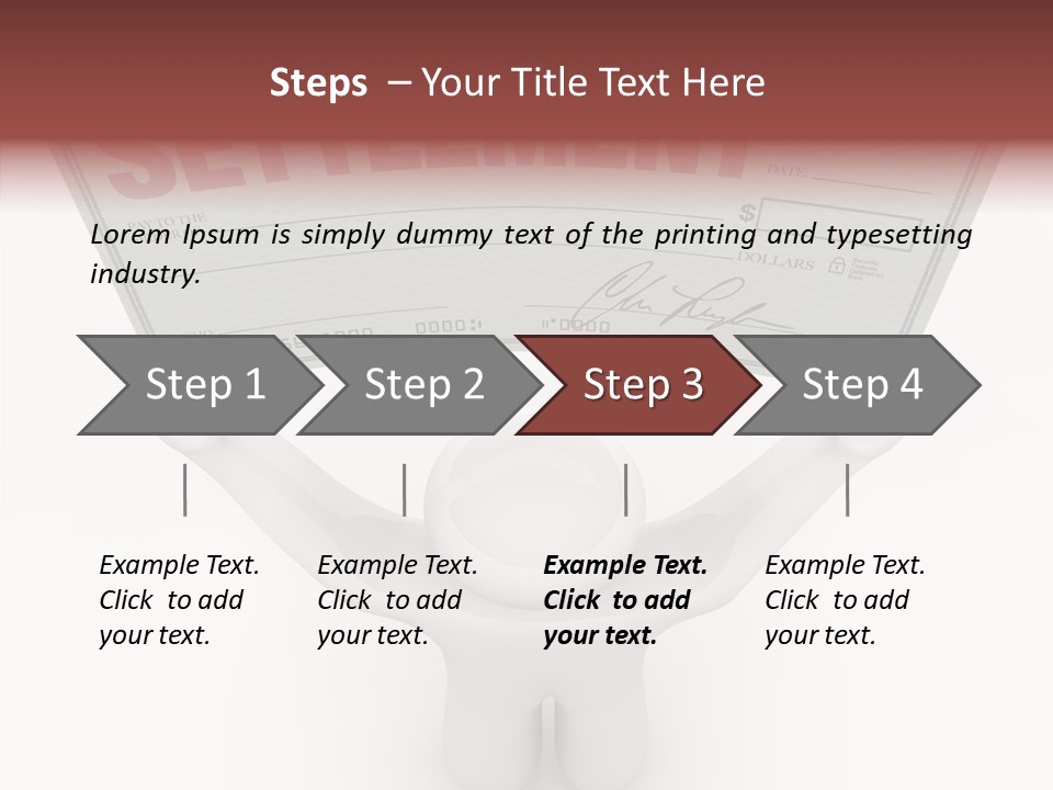 Wealth Authorized Paper PowerPoint Template