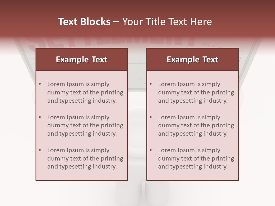 Wealth Authorized Paper PowerPoint Template